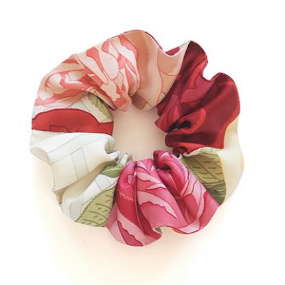 Scrunchie made from vinatge Hermès scarf